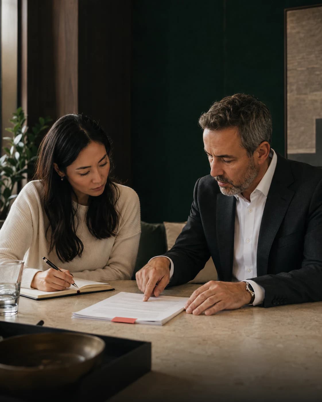 A commercial lawyer and founder reviewing a specific agreement clause
