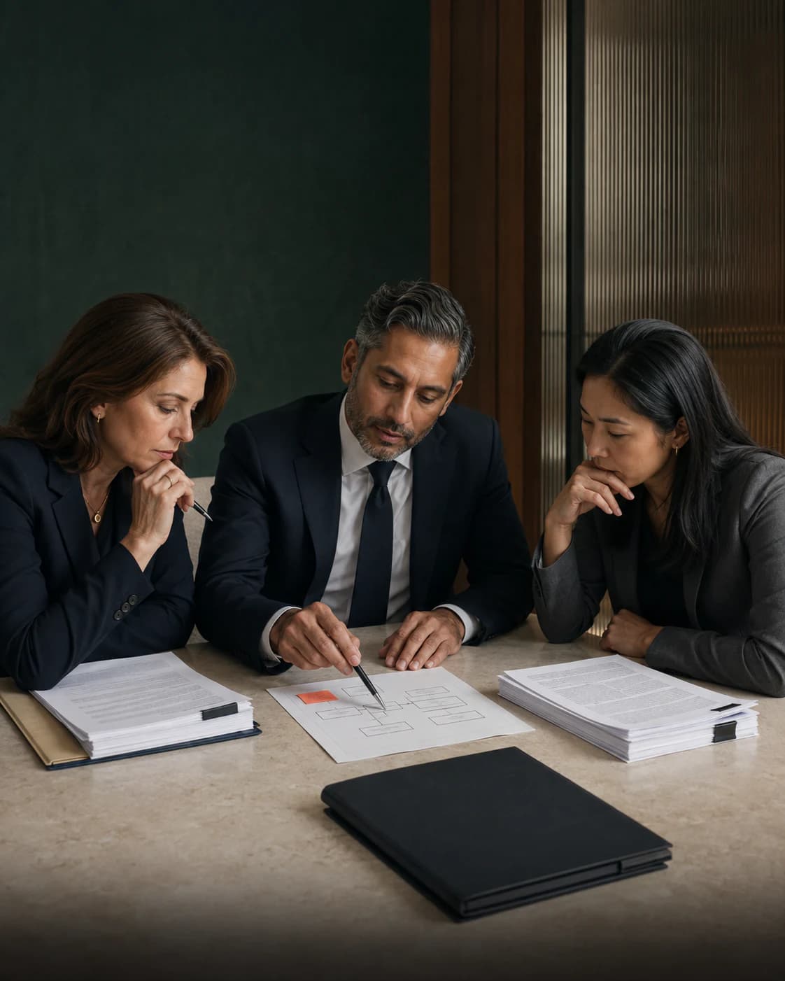 A litigation team assessing the threshold response to a civil complaint